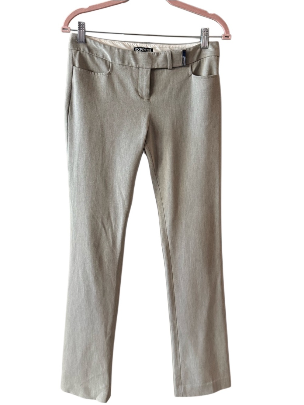 Express Light Taupe Dress Pants